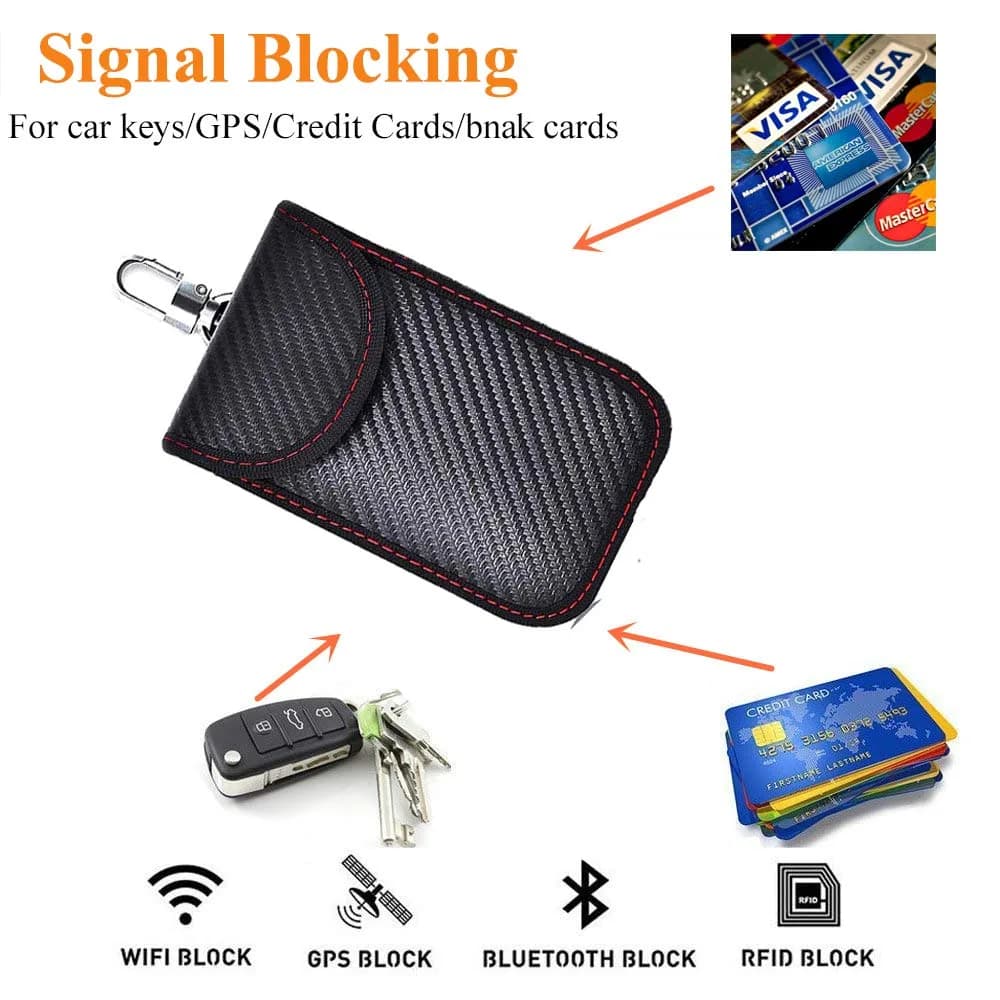 GOODEN ATIM Upgraded Faraday Bag for Key Fob (2 Pack) | RFID Signal Blocking Car Security Pouch - view 3
