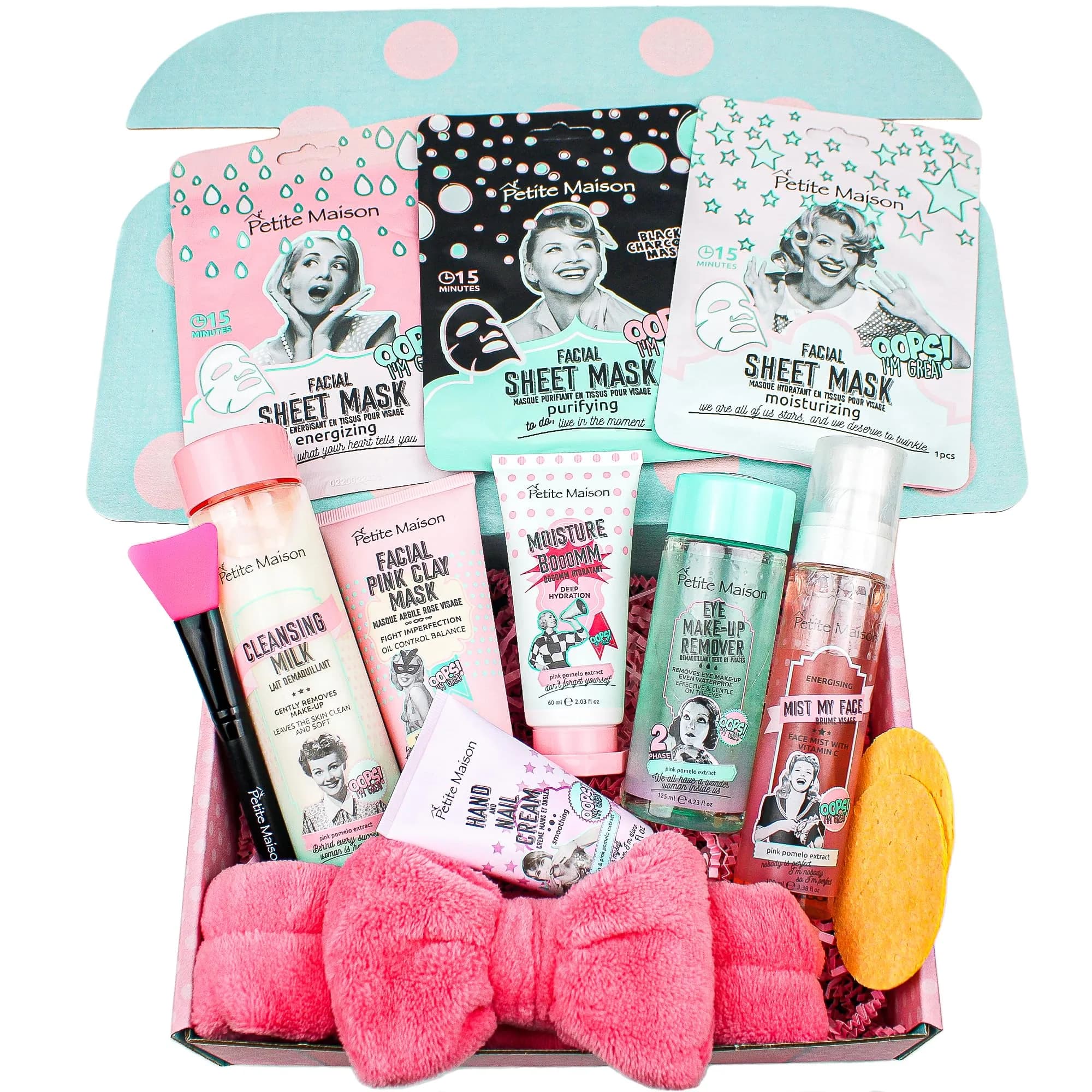 Petite Maison 13-Piece Skincare Gift Set for Women & Teen Girls | At-Home Spa Kit, Birthday Gift for Her
