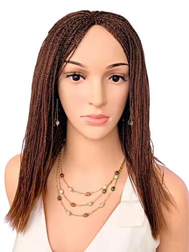 Wow Braids Twisted Wigs 12 Inch Color 30 | Micro Million Twist Synthetic Wig for Black Women thumbnail 1