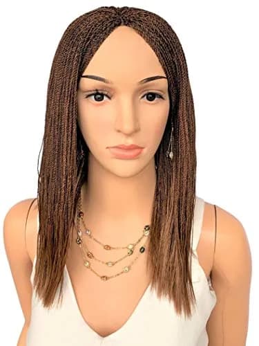 Wow Braids Twisted Wigs 12 Inch Color 30 | Micro Million Twist Synthetic Wig for Black Women thumbnail 2