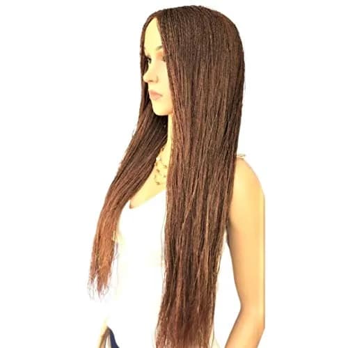 Wow Braids Micro Twist Wigs, 22 Inch Synthetic Braided Wig for Black Women, Color 30/35 thumbnail 4