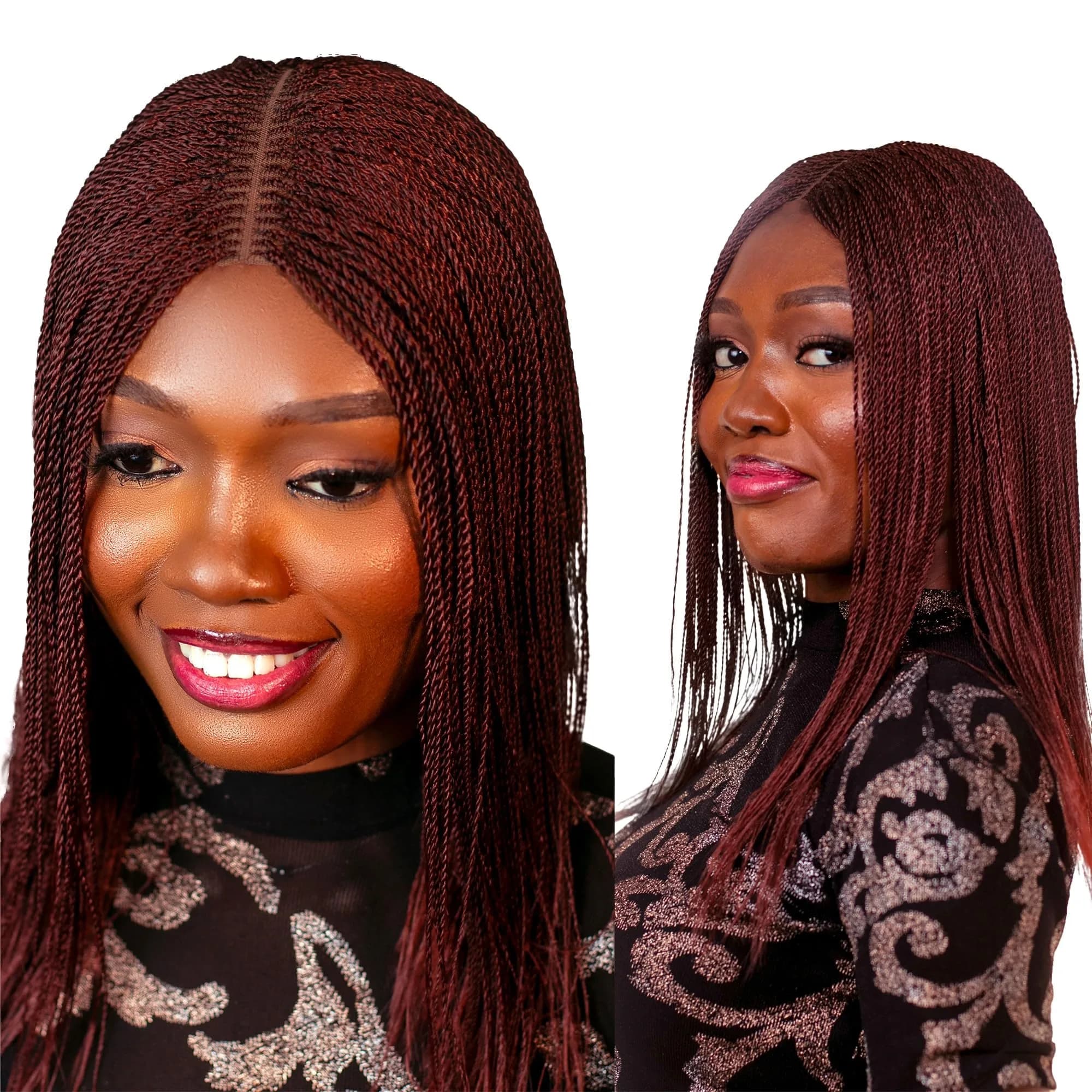Wow Braids Twisted Wigs, Micro Million Twist Wig - 30/33 Mix, 12 Inches | Realistic, Lightweight & Easy to Style — #35