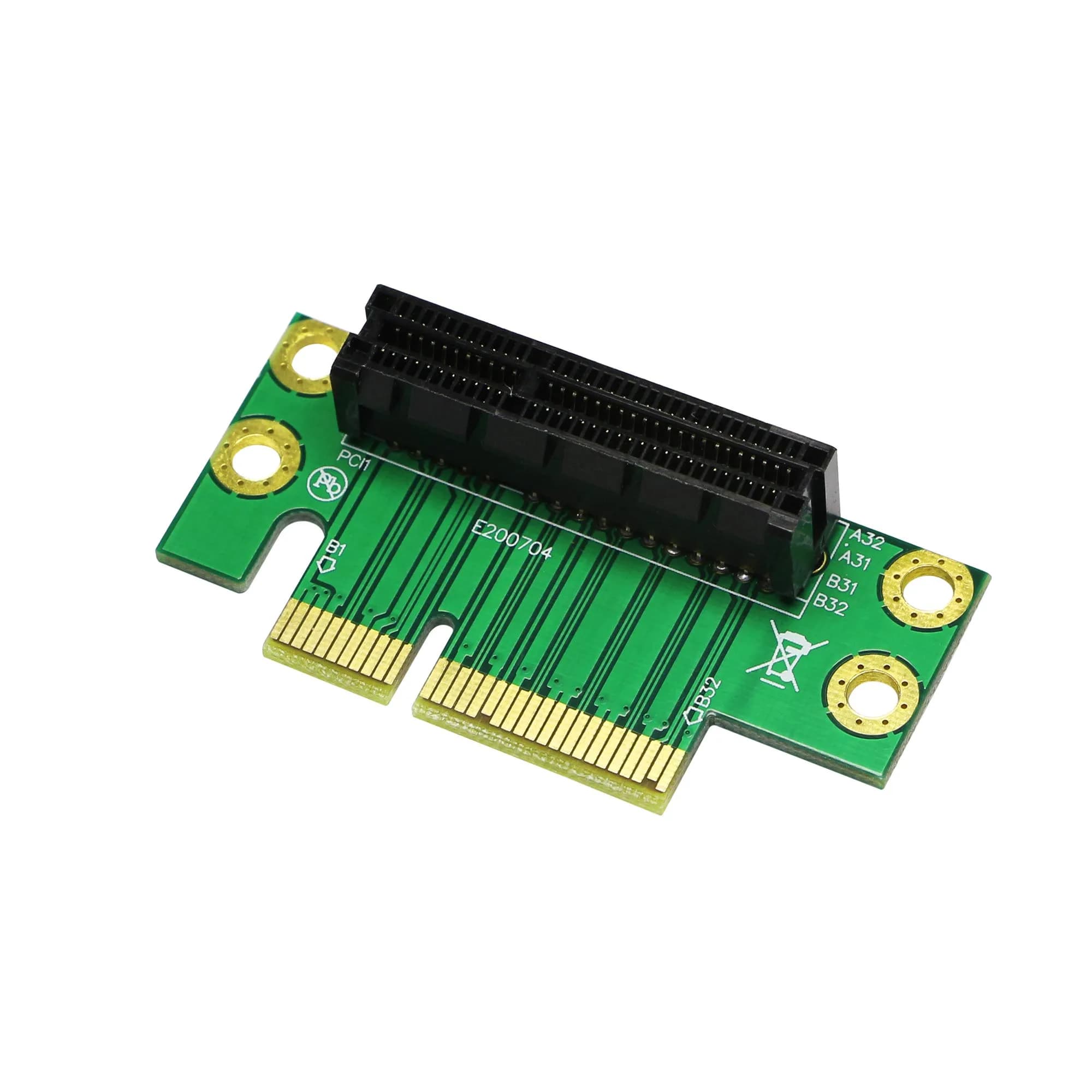 SinLoon PCI-Express 4X Riser Card 90-Degree Adapter for 1U Small Computer & Server Case | High-Frequency, Space-Saving - main product image