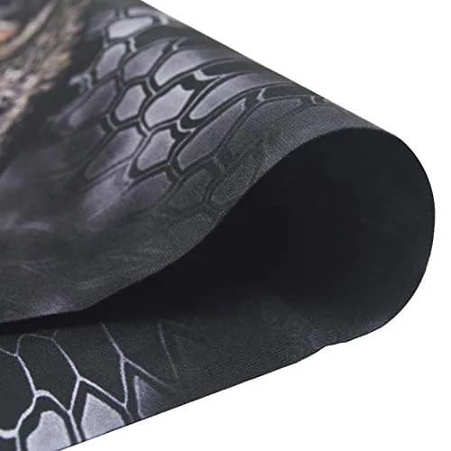 Obacle Skull Face Mask Half - Beard Men With Cigar Design for Dust, Wind, UV Protection - view 4