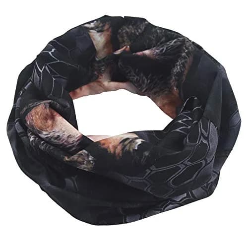 Obacle Skull Face Mask Half - Beard Men With Cigar Design for Dust, Wind, UV Protection - view 3