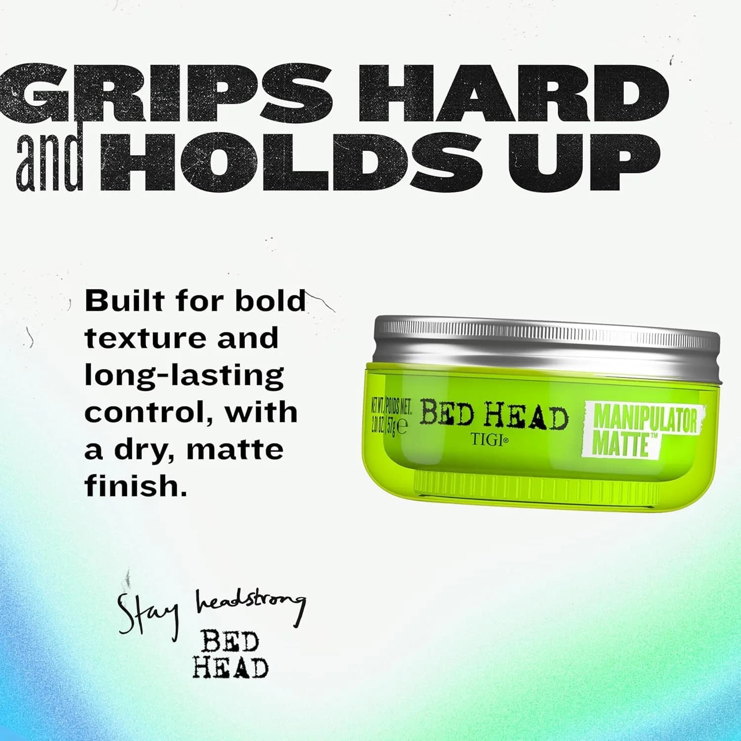 TIGI Bed Head Manipulator Matte Hair Wax Paste 57g (2.01 oz) | Strong Hold Matte Finish - view 2