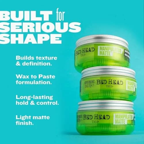 TIGI Bed Head Manipulator Matte Hair Wax Paste 57g (2.01 oz) | Strong Hold Matte Finish thumbnail 3