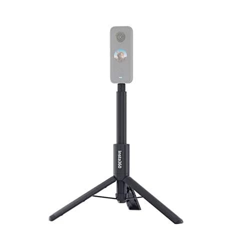 Insta360 2-in-1 Invisible Selfie Stick + Tripod | Aluminum Alloy, Black, Compatible with Action Cameras thumbnail 2