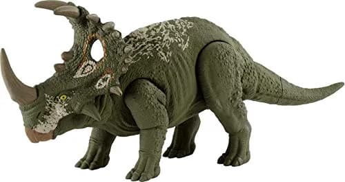 Jurassic World Sound Strike Dinosaur Action Figure Green Medium Size | Movable Joints & Realistic Sounds thumbnail 1