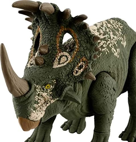 Jurassic World Sound Strike Dinosaur Action Figure Green Medium Size | Movable Joints & Realistic Sounds thumbnail 2