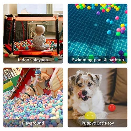 STARBOLO Recreation Ball Set 100 pcs | Phthalate & BPA Free, Crush Proof, for Toddlers & Kids, 5.5cm Diameter thumbnail 7