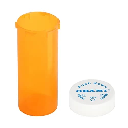 Obami 8 Dram (32ml) Child-Resistant Pill Bottles with Caps - 12 Count | FDA Approved Prescription Vials thumbnail 6