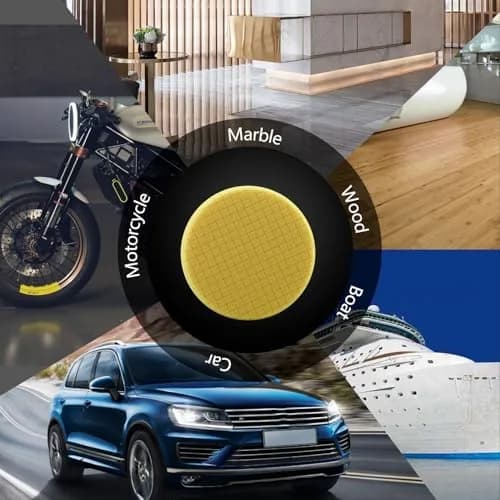 SPTA Yellow T80 Medium Cut Foam Polishing Pad 6.5 Inch (165mm) Face for 6 Inch (150mm) Backing Plate | 3Pcs High-Cut Abrasive for Compounding, Polishing, Waxing thumbnail 7
