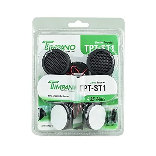 Timpano TPT-ST1 Dome Tweeter 1.5 Inch | 180W 4 Ohm Car Audio Tweeters, Bright & Clear Sound thumbnail 7