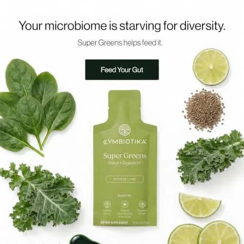 CYMBIOTIKA Super Greens with Chlorophyll & Spirulina for Energy | Vegan, Gluten-Free, Citrus Lime Flavor thumbnail 2