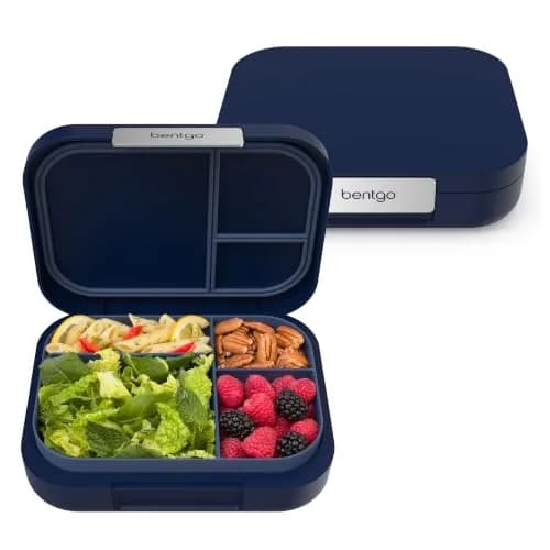 Bentgo Modern Adult Bento Lunch Box with 3-4 Compartments, 1.59 L (5.5 Cups) | Leak-Resistant, Microwave-Safe, Navy thumbnail 1