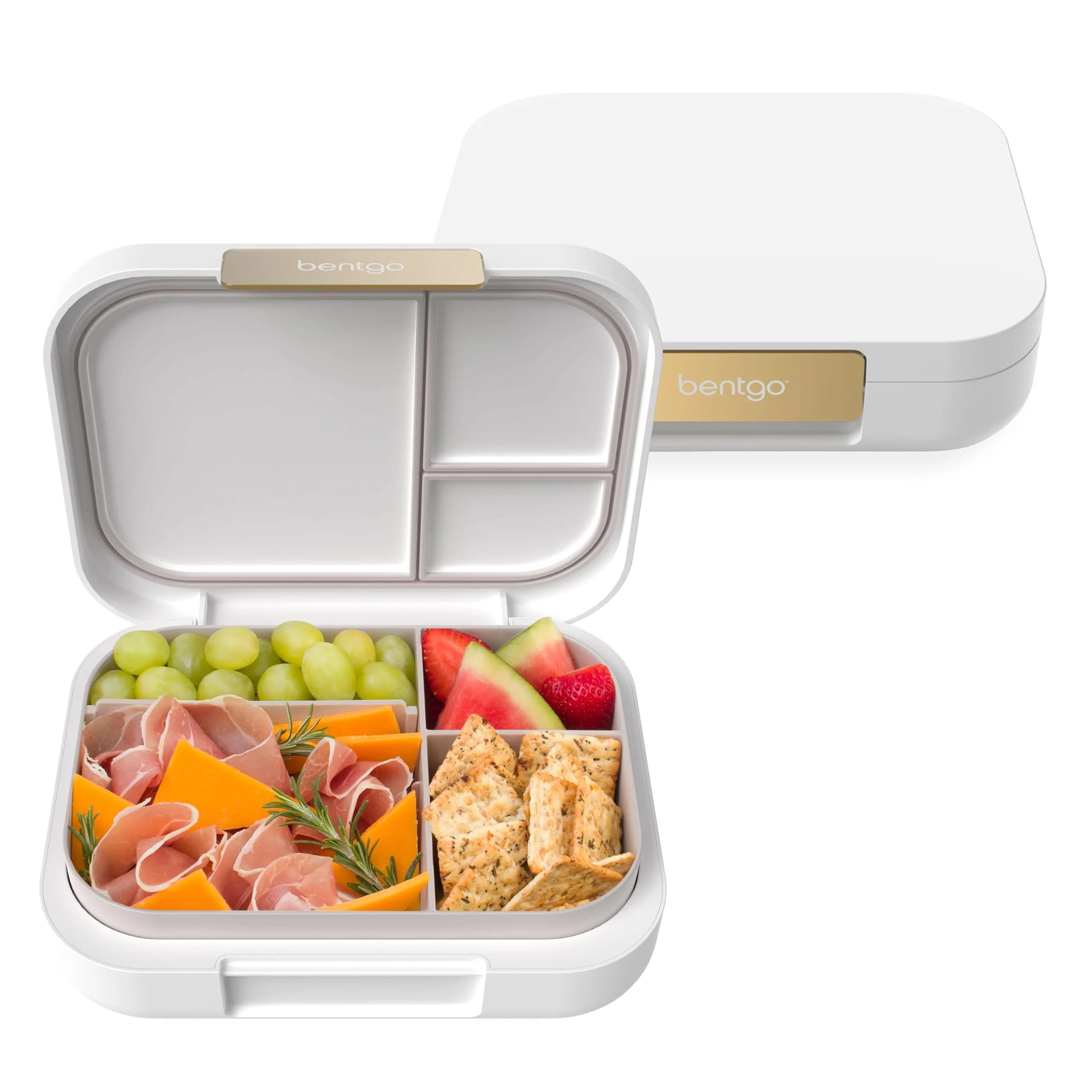 Bentgo Modern Adult Bento Lunch Box with 3-4 Compartments, 1.3L (5.5 Cups) | Leak-Resistant, Microwave-Safe, Dishwasher-Safe Tray