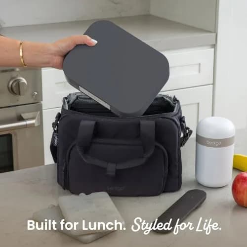Bentgo Modern Adult Bento Lunch Box with 3-4 Compartments, 1.6 lb (0.73 kg) | Leak-Resistant, Microwave-Safe Tray thumbnail 6