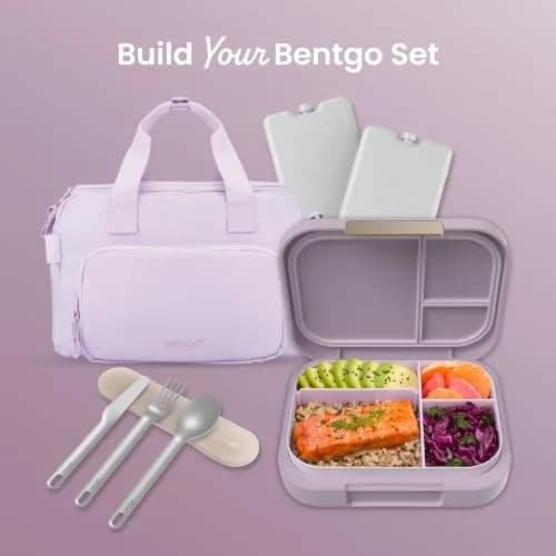 Bentgo Modern Adult Bento Lunch Box with 3-4 Compartments, 1.6 kg (3.5 lb) | Leak-Resistant, Microwave-Safe, Orchid thumbnail 8