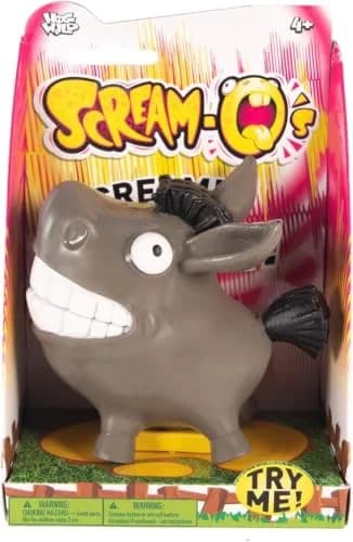 Hog Wild Scream-O Screaming Donkey Toy | Interactive Squeeze Animal for Kids & Adults thumbnail 6