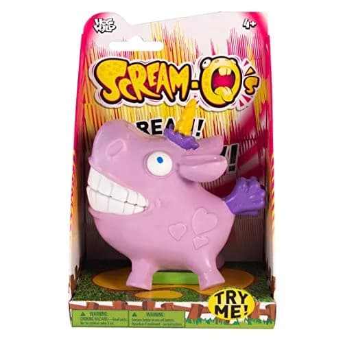 Hog Wild Scream-O Screaming Unicorn Toy | Hilarious Squeeze Animal for Kids & Adults thumbnail 6