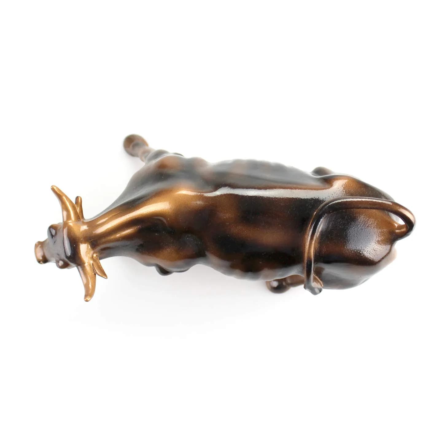 Torkia Official Licensed Bronze Wall Street Bull Statue 17.8 cm (7.5 in) | Iconic Symbol of Financial Prosperity - view 6