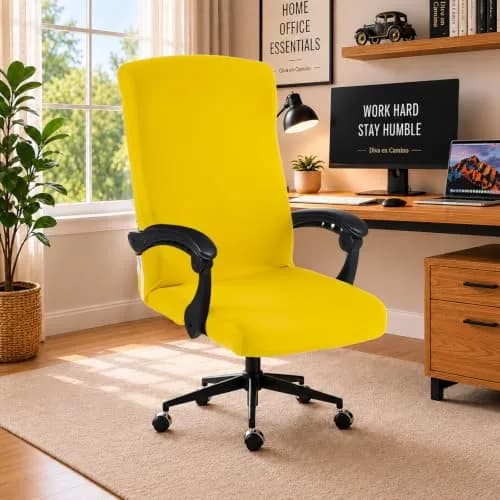 DIVA EN CAMINO DEC Office Chair Cover Large Stretchable Zipper | Protect & Renew Your Office Chair thumbnail 1