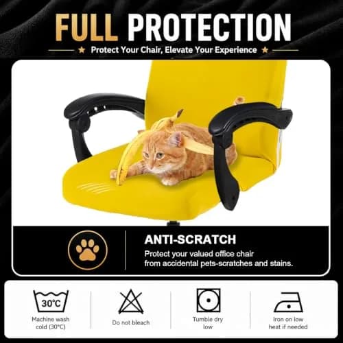 DIVA EN CAMINO DEC Office Chair Cover Large Stretchable Zipper | Protect & Renew Your Office Chair thumbnail 5