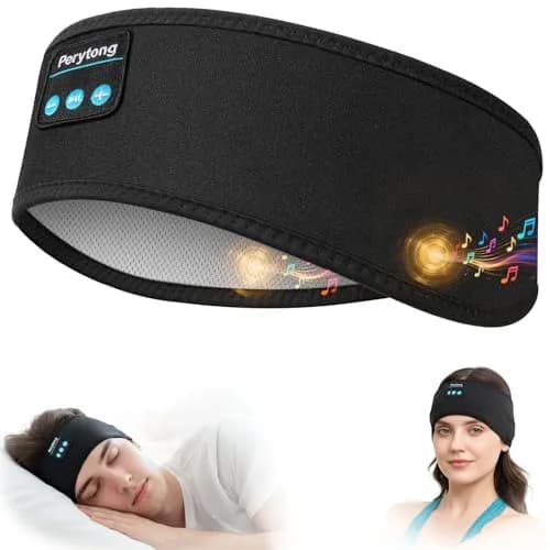 Perytong Sleep Headphones Wireless Bluetooth Headband 9.8-10.6in | Ultra-Thin HD Stereo Speakers for Sleep & Workout thumbnail 1