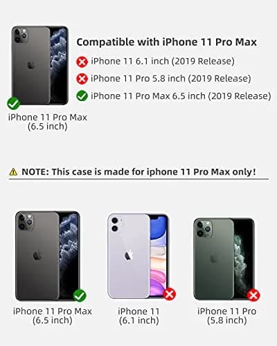 K TOMOTO Liquid Silicone Case for iPhone 11 Pro Max 6.5 Inch | Hot Pink, Slim Fit, MagSafe Compatible thumbnail 9