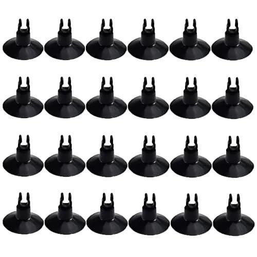AQUANEAT Aquarium Suction Cups 24pcs | High-Quality Soft Plastic for Fish Tank Airline Tubing thumbnail 1