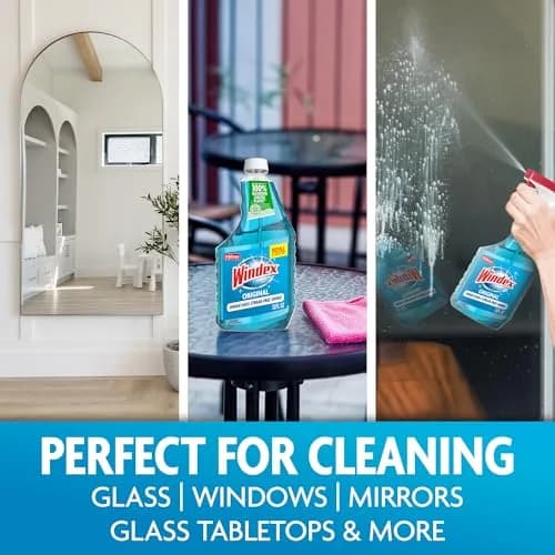 Windex Original Glass Cleaner Spray 946ml (32 Fl Oz) | Streak-Free Shine for Windows & Surfaces thumbnail 2