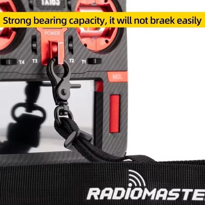 SoloGood Radiomaster RC Transmitter Lanyard Neck Strap Black | Adjustable, Detachable, Comfortable (70-80 chars) thumbnail 7