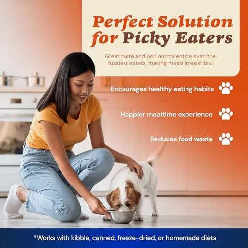 CLEAR CONSCIENCE PET® Arfredo SuperGravy Dog Food Topper Hydration Broth Mix 14 Scoops | Greek Yogurt & Cheese Blend thumbnail 5