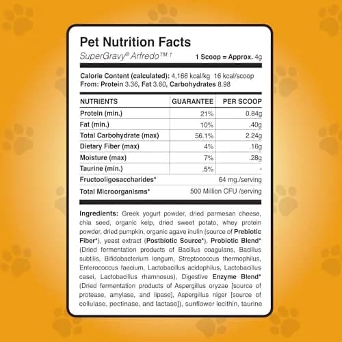 CLEAR CONSCIENCE PET® Arfredo SuperGravy Dog Food Topper Hydration Broth Mix Greek Yogurt Cheese Blend 9 oz. | All Life Stage thumbnail 2