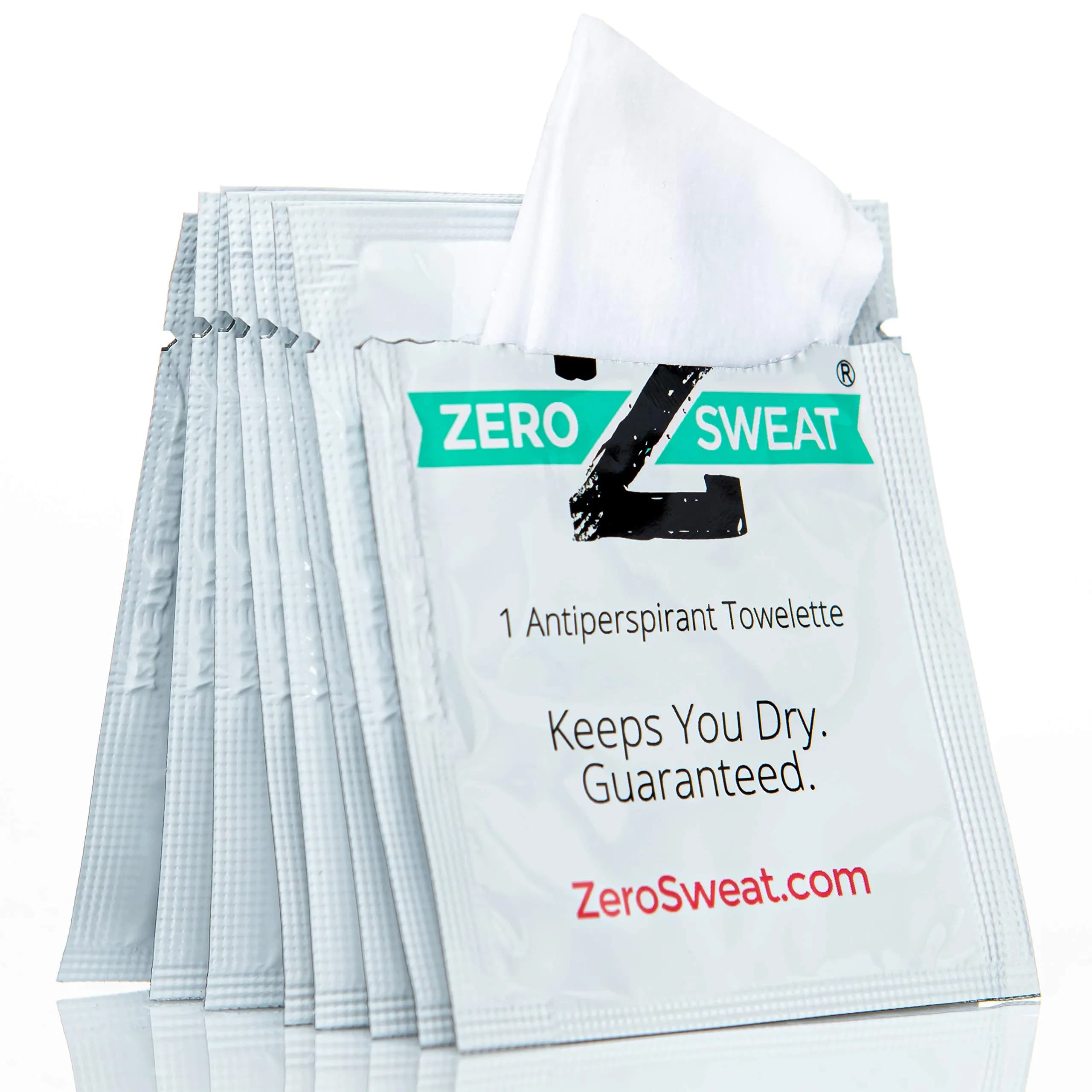 ZeroSweat Clinical Strength Antiperspirant Wipes | 10 Count (100ml Total) | Reduces Armpit Sweat - view 7