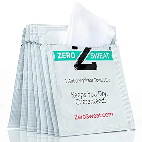 ZeroSweat Clinical Strength Antiperspirant Wipes | 10 Count (100ml Total) | Reduces Armpit Sweat thumbnail 7