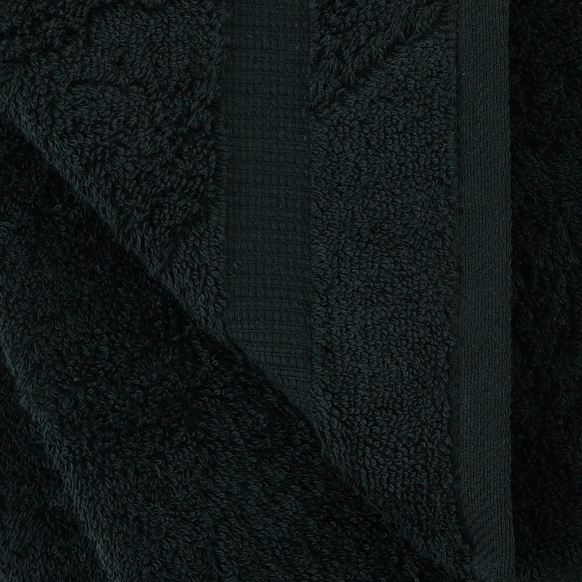 Towel Bazaar Washcloths 13x13 Inches, 4-Pack Black | 100% Turkish Cotton, Gentle on Sensitive Skin - view 3