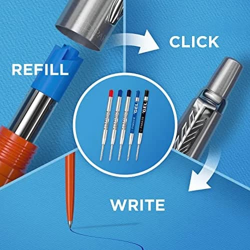 Parker Jotter Originals Gel Pen Black 1 Count | Smooth Ink Flow for Students & Office thumbnail 6