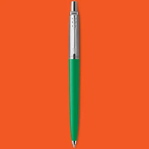 Parker Jotter Originals Gel Pen | Retro Green 1 Count | Medium Point 0.7mm Blue Ink thumbnail 2