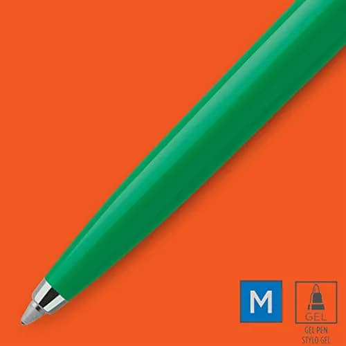 Parker Jotter Originals Gel Pen | Retro Green 1 Count | Medium Point 0.7mm Blue Ink thumbnail 3