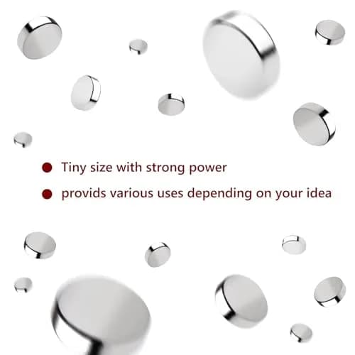 rhinocats Small Magnets 5x2mm | Strong Ferrite Mini Round Magnets for Crafts & Science thumbnail 6