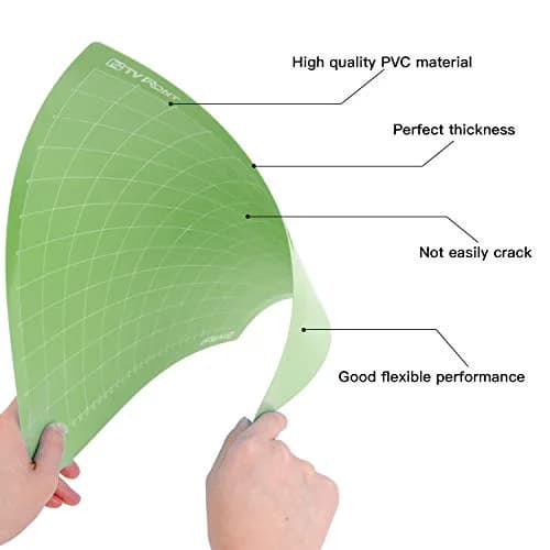 HTVRONT Standard Stickness Cutting Mat 12x12 Inch, 6 Pack | Quilting & Crafting Mat with Free Scraper thumbnail 4