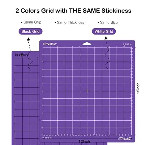 HTVRONT Strong Grip Cutting Mat 12x12 Inch (3 Pack) | Self-Healing PVC for Quilting & Crafts thumbnail 6