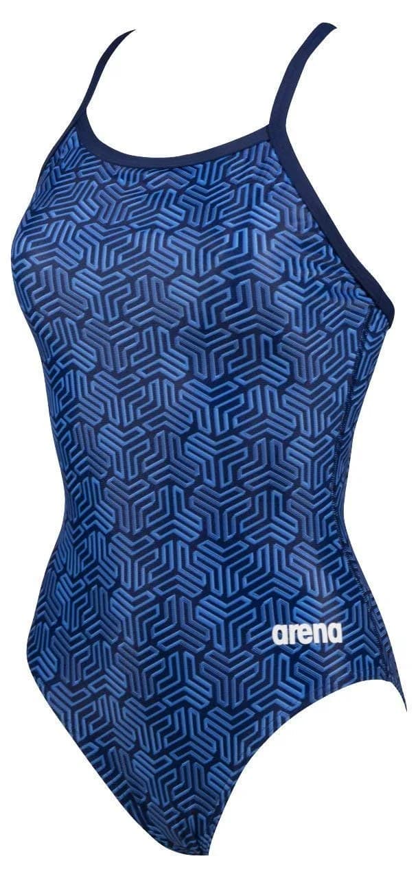 ARENA Women's Kikko Light Drop Back One Piece | Chlorine-Resistant UV Swimwear (30)