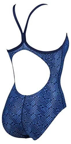 ARENA Women's Kikko Light Drop Back One Piece | Chlorine-Resistant UV Swimwear (30) thumbnail 2