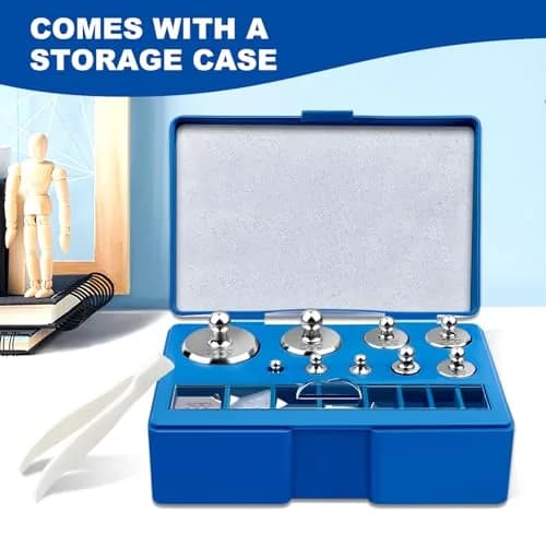 UCEC Calibration Weights for Digital Scale 10mg-100g | Precision Stainless Steel Kit with Tweezers thumbnail 7