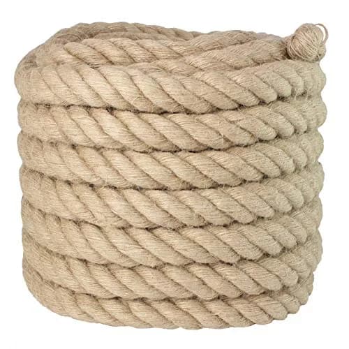 VEITHI Manila Rope 1.5 Inch x 50 Feet (38.1mm x 15.24m) | Natural Twisted Rope for Landscaping, Crafts, Marine Use thumbnail 6