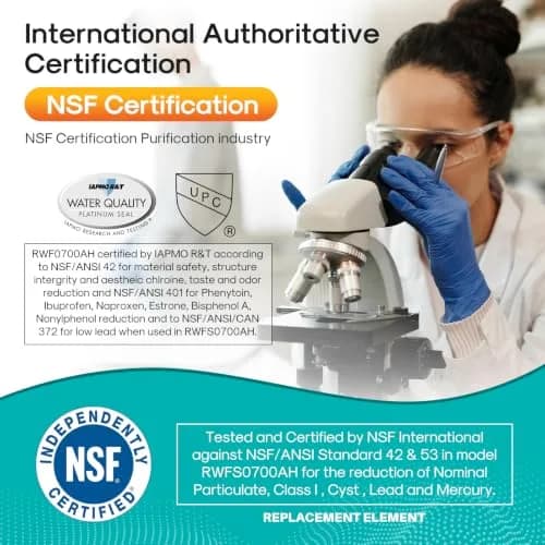 ICEPURE PRO DA29-00020B Refrigerator Water Filter 23.1cm (9.1in) | NSF 401 & 53 Certified for Pharmaceuticals, Lead, Mercury thumbnail 2