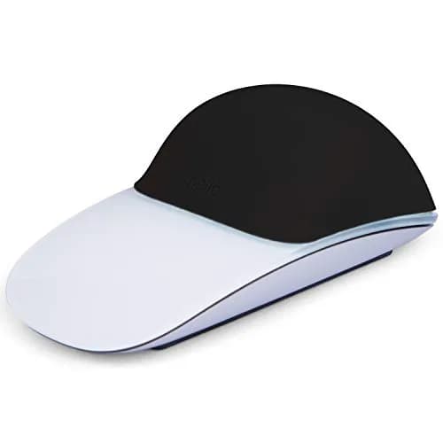 ELEMENTING Mello Silicone Cushion for Apple Magic Mouse 1 & 2 | Comfortable, Durable & Stylish (One Size, Tuxedo Black) thumbnail 1